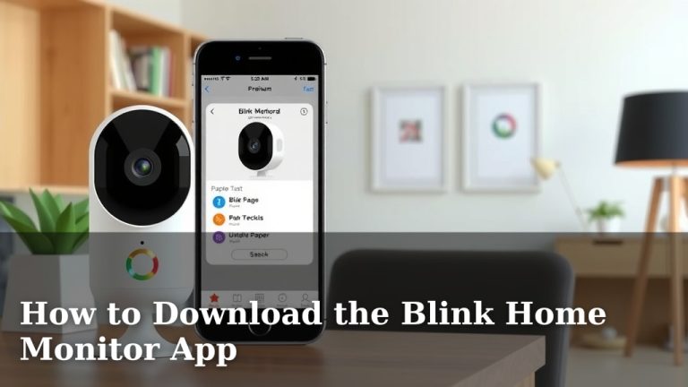 How to Download the Blink Home Monitor App