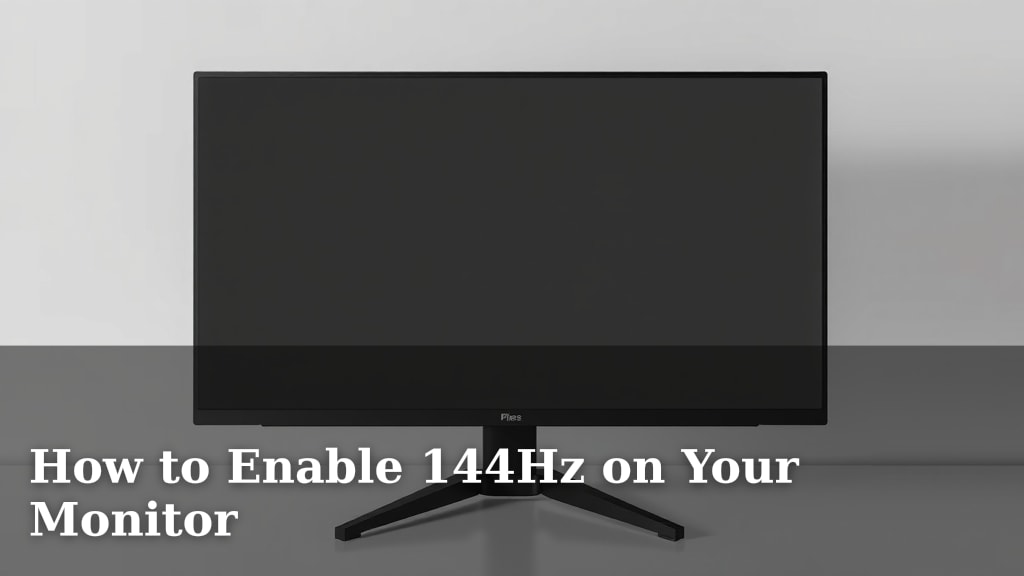 How to Enable 144Hz on Your Monitor