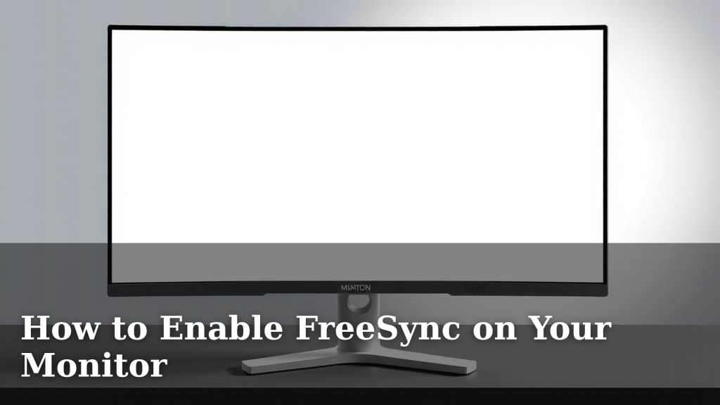 How to Enable FreeSync on Your Monitor