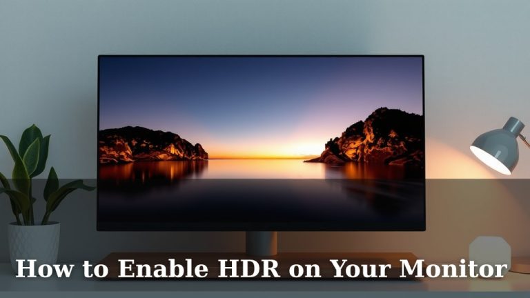 How to Enable HDR on Your Monitor