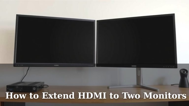 How to Extend HDMI to Two Monitors
