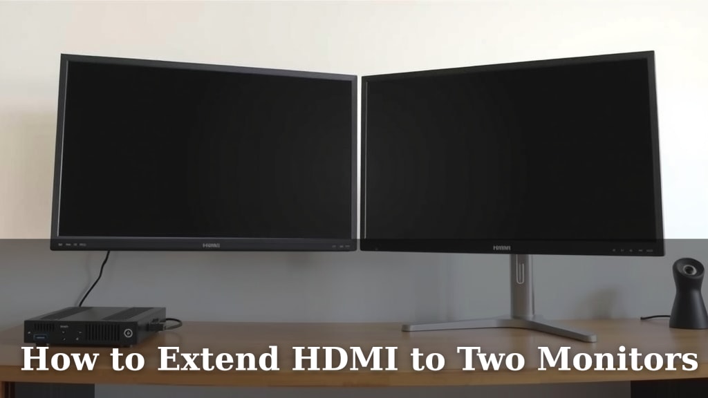 How to Extend HDMI to Two Monitors