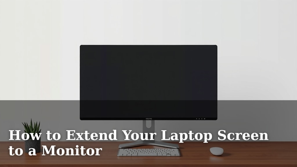 How to Extend Your Laptop Screen to a Monitor