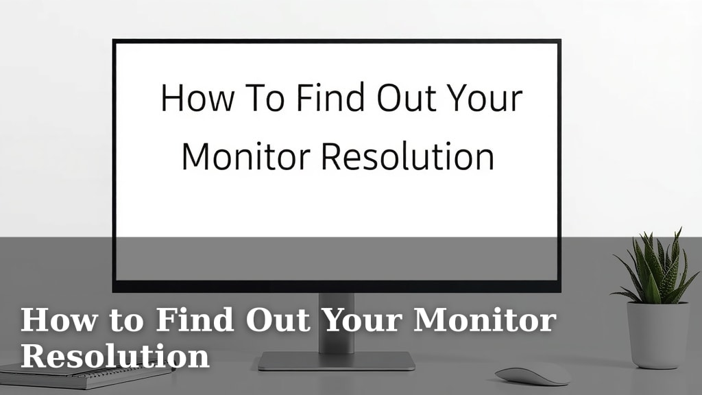 How to Find Out Your Monitor Resolution