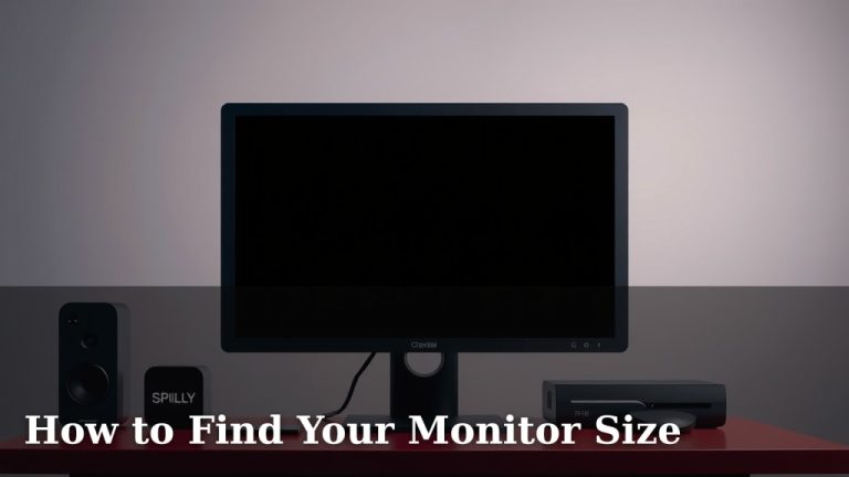 How to Find Your Monitor Size