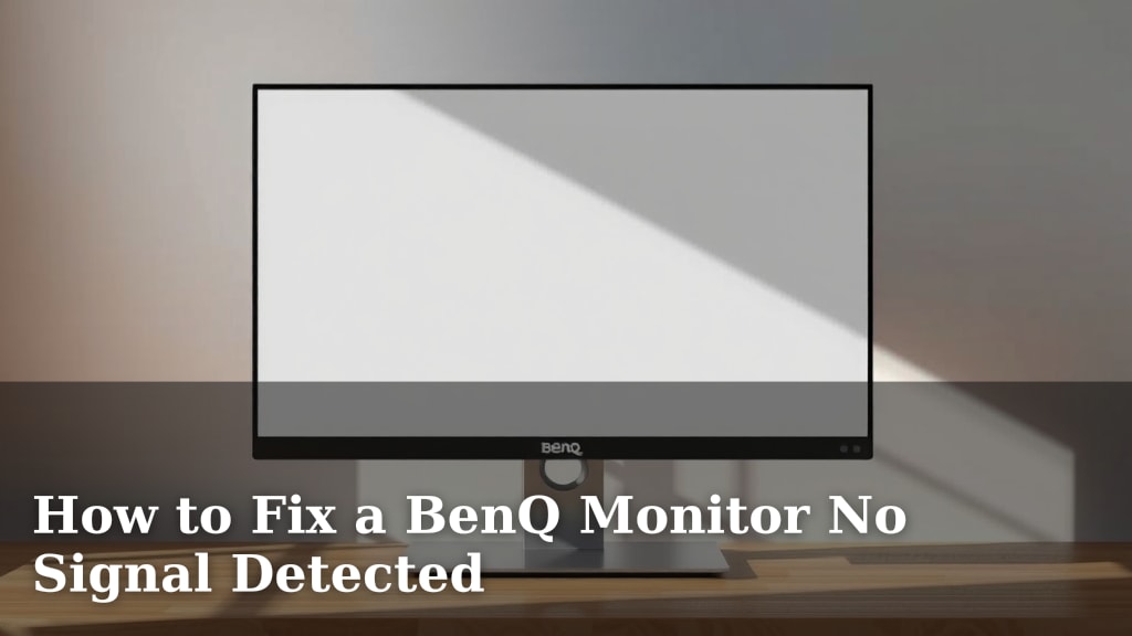 How to Fix a BenQ Monitor No Signal Detected