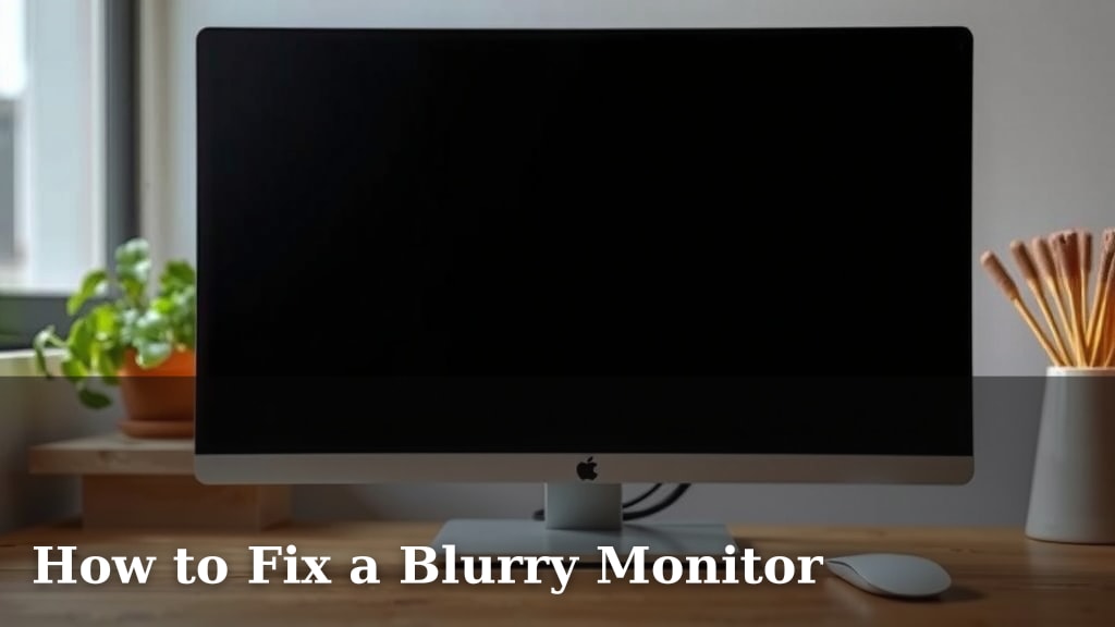 How to Fix a Blurry Monitor