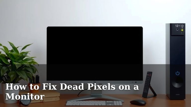How to Fix Dead Pixels on a Monitor
