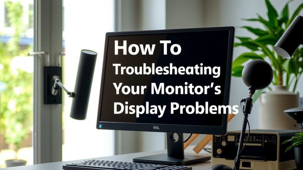 Troubleshooting Your Monitor's Display Problems