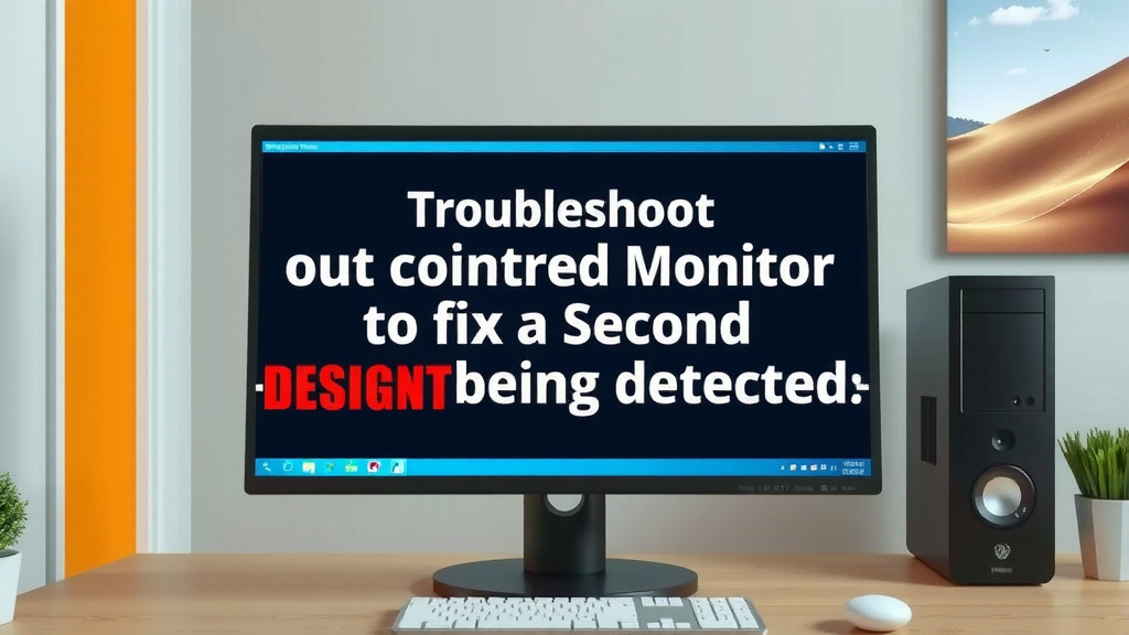Troubleshooting Your Second Monitor Display Issues