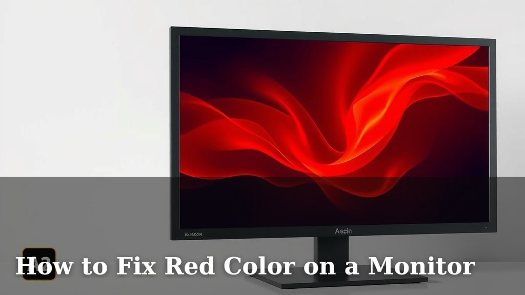 How to Fix Red Color on a Monitor