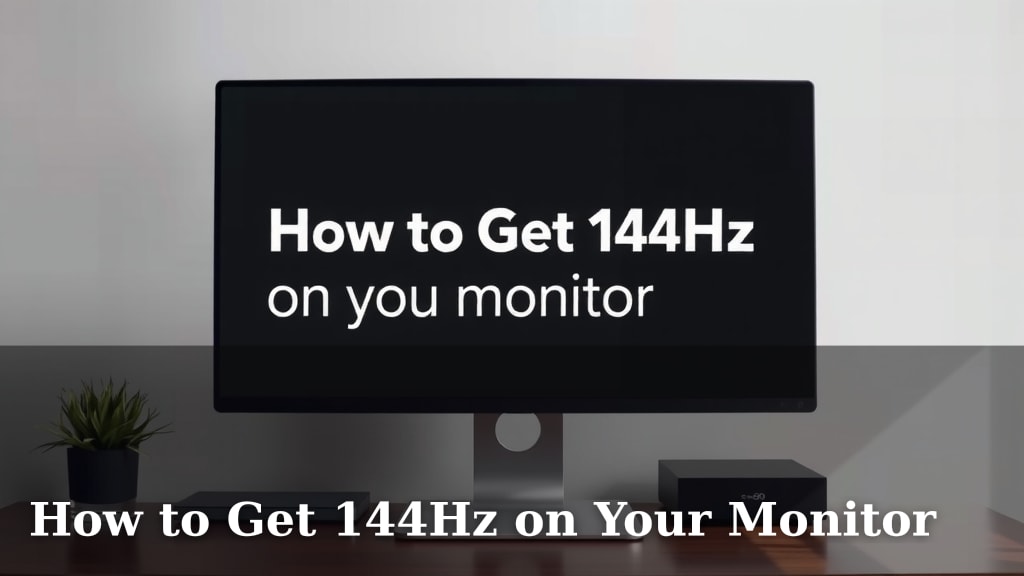 How to Get 144Hz on Your Monitor