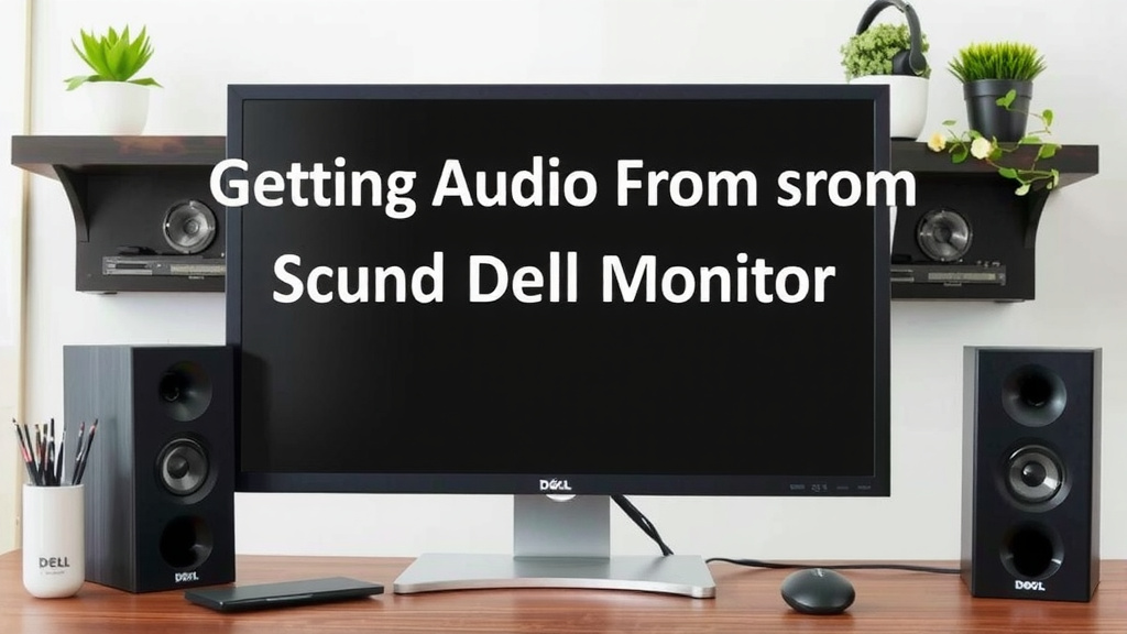 Getting Audio From Your Dell Monitor: A Step-by-Step Guide