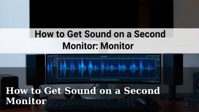 How to Get Sound on a Second Monitor
