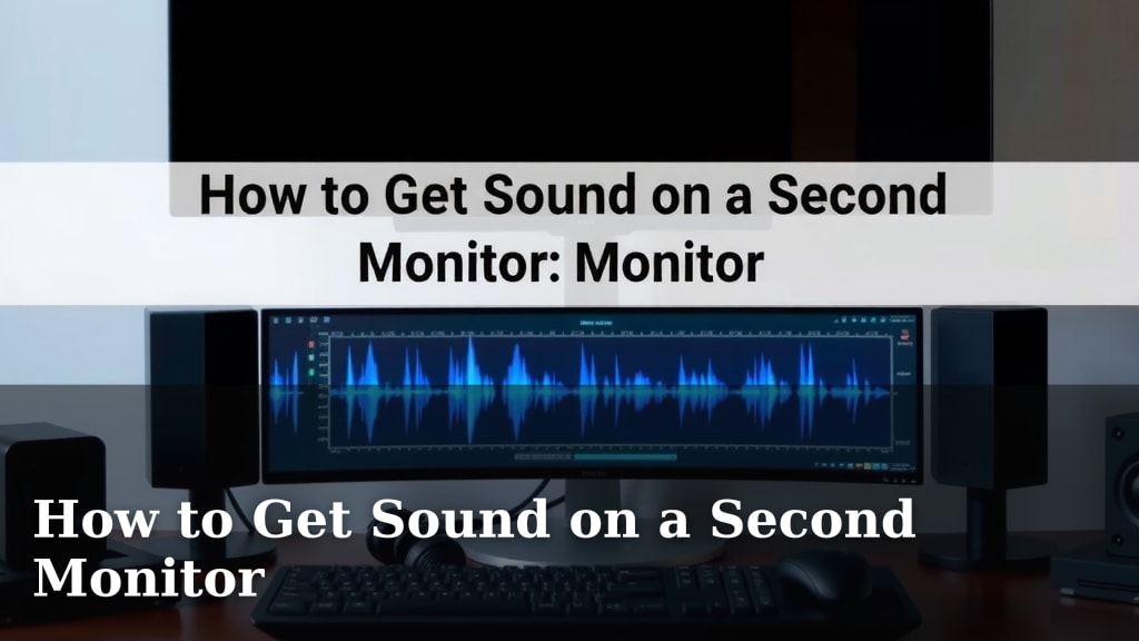 How to Get Sound on a Second Monitor