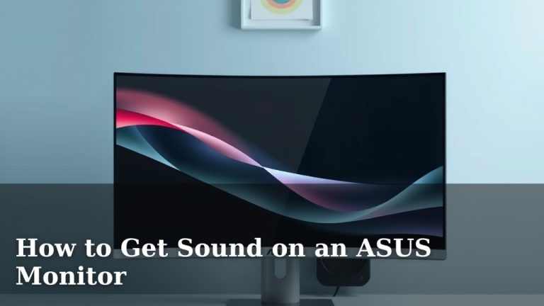 How to Get Sound on an ASUS Monitor