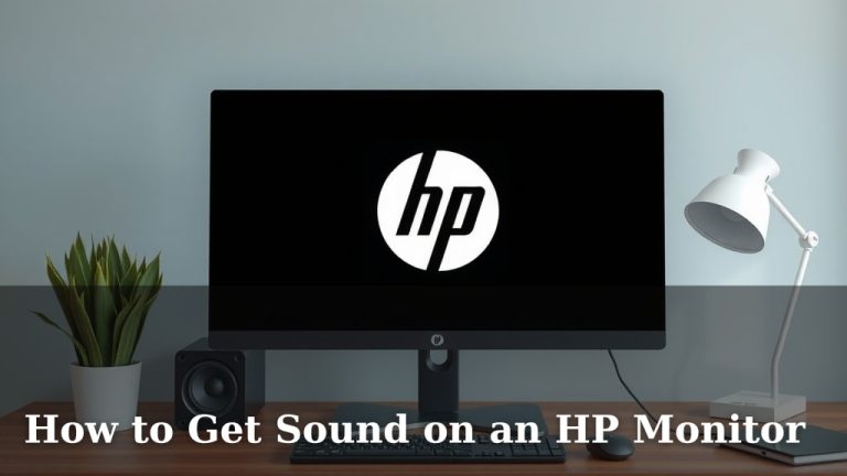 How to Get Sound on an HP Monitor
