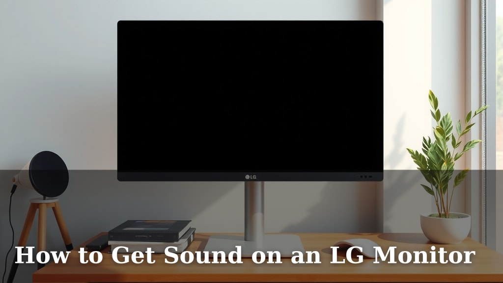 How to Get Sound on an LG Monitor