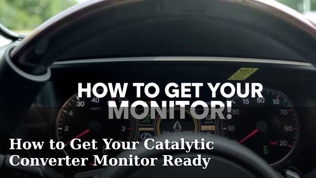 How to Get Your Catalytic Converter Monitor Ready