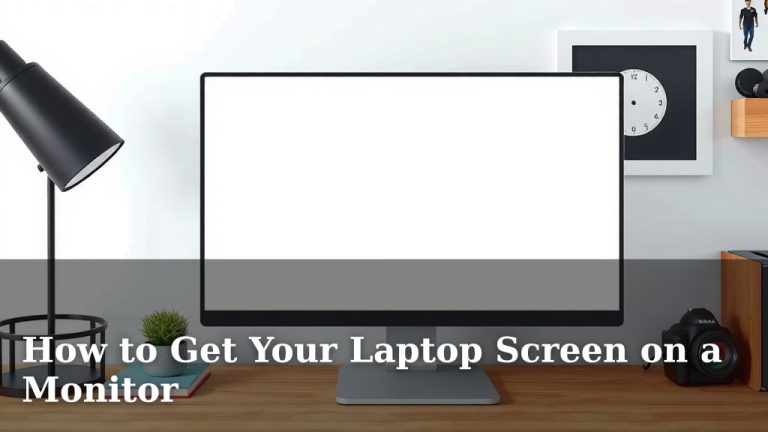 How to Get Your Laptop Screen on a Monitor