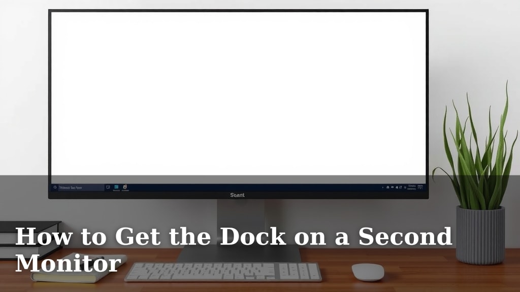 How to Get the Dock on a Second Monitor