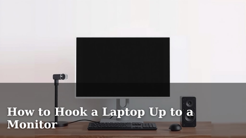 How to Hook a Laptop Up to a Monitor