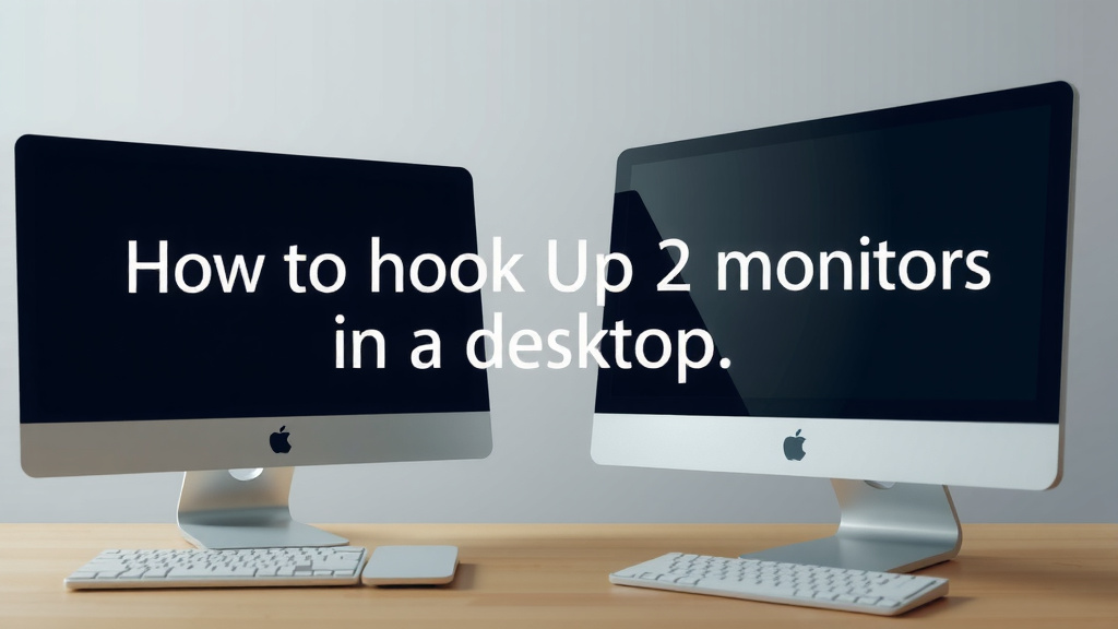 Connecting a Second Monitor to Your Desktop Computer