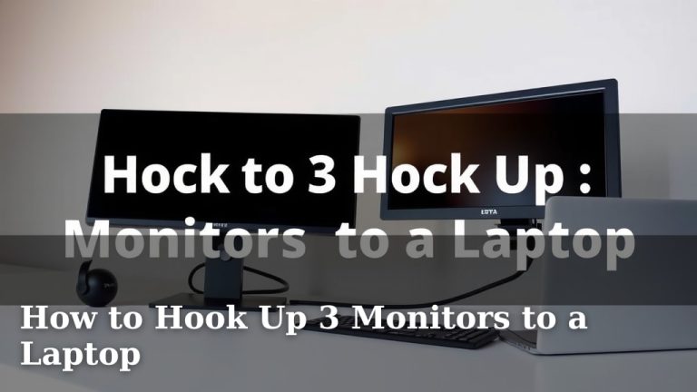 How to Hook Up 3 Monitors to a Laptop