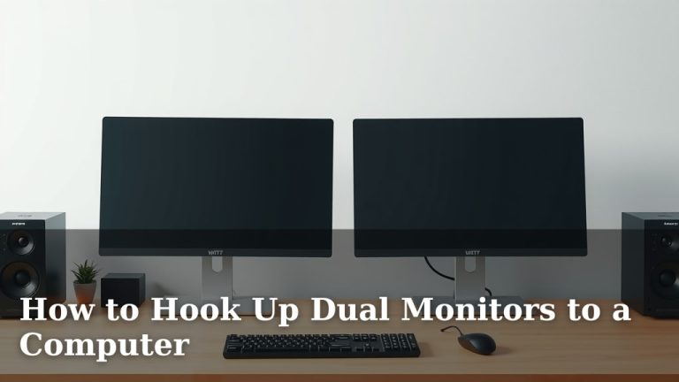 How to Hook Up Dual Monitors to a Computer