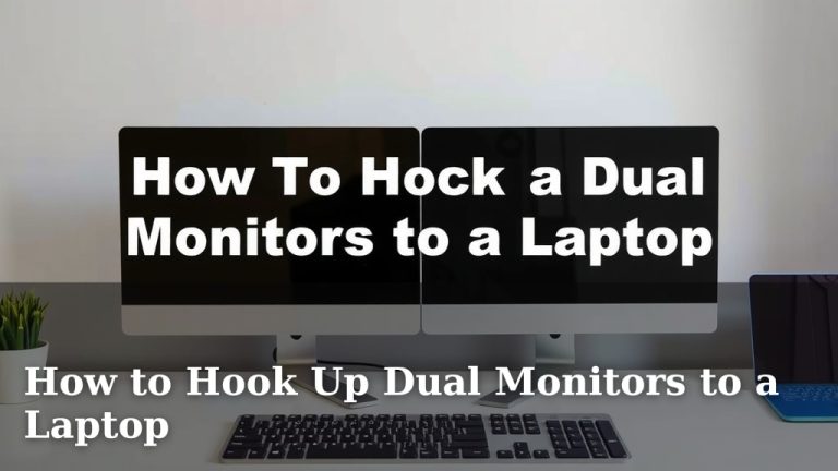How to Hook Up Dual Monitors to a Laptop