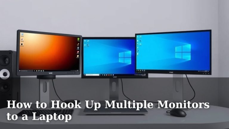 How to Hook Up Multiple Monitors to a Laptop