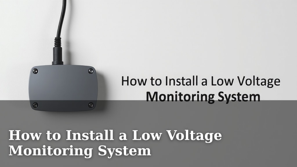 How to Install a Low Voltage Monitoring System