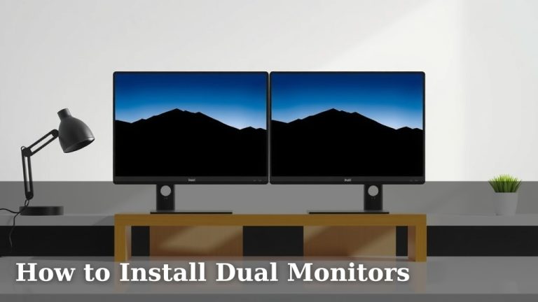 How to Install Dual Monitors