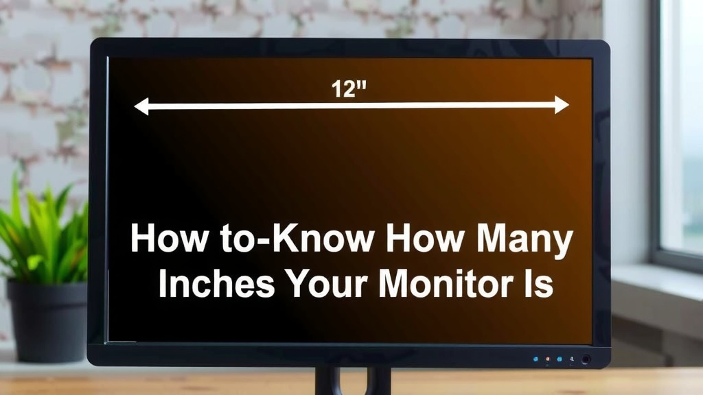 Figuring Out Your Monitor's Diagonal Size