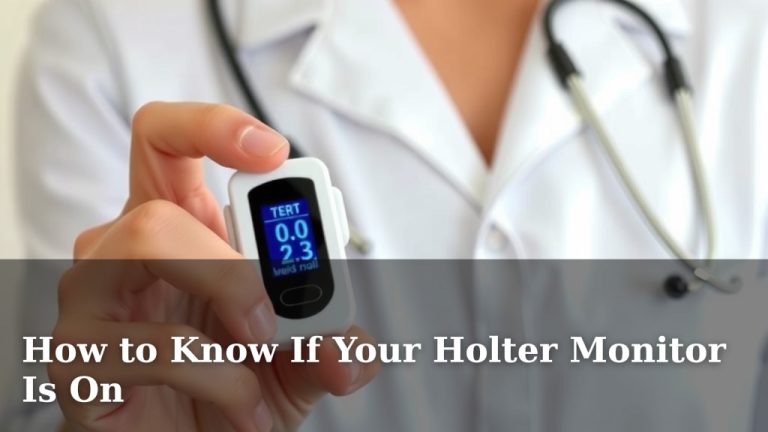 How to Know If Your Holter Monitor Is On