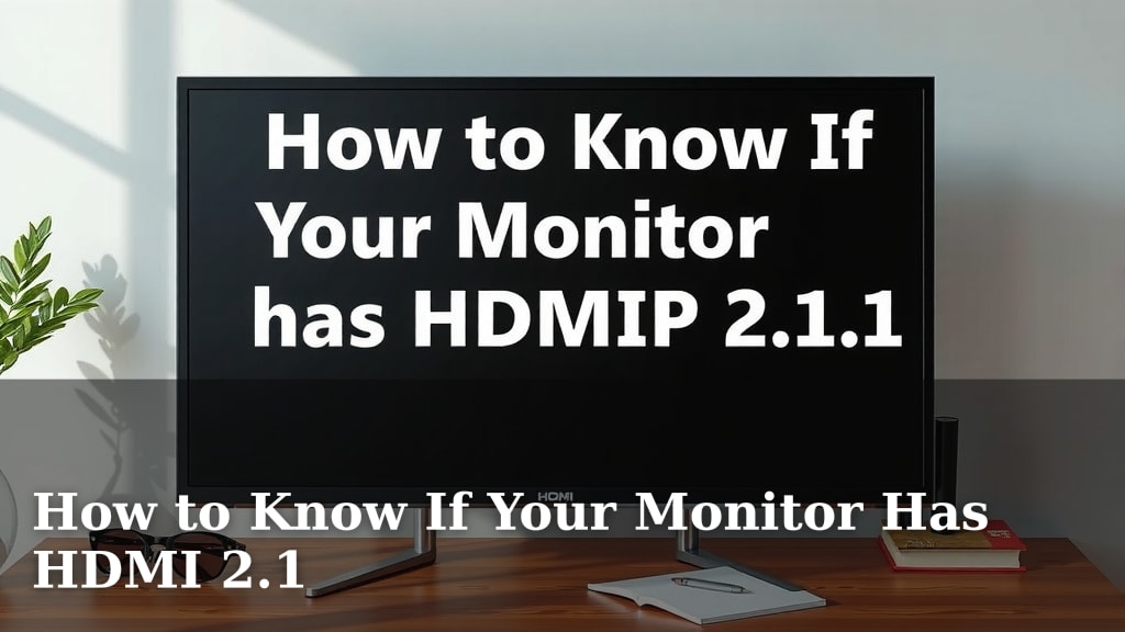 How to Know If Your Monitor Has HDMI 2.1