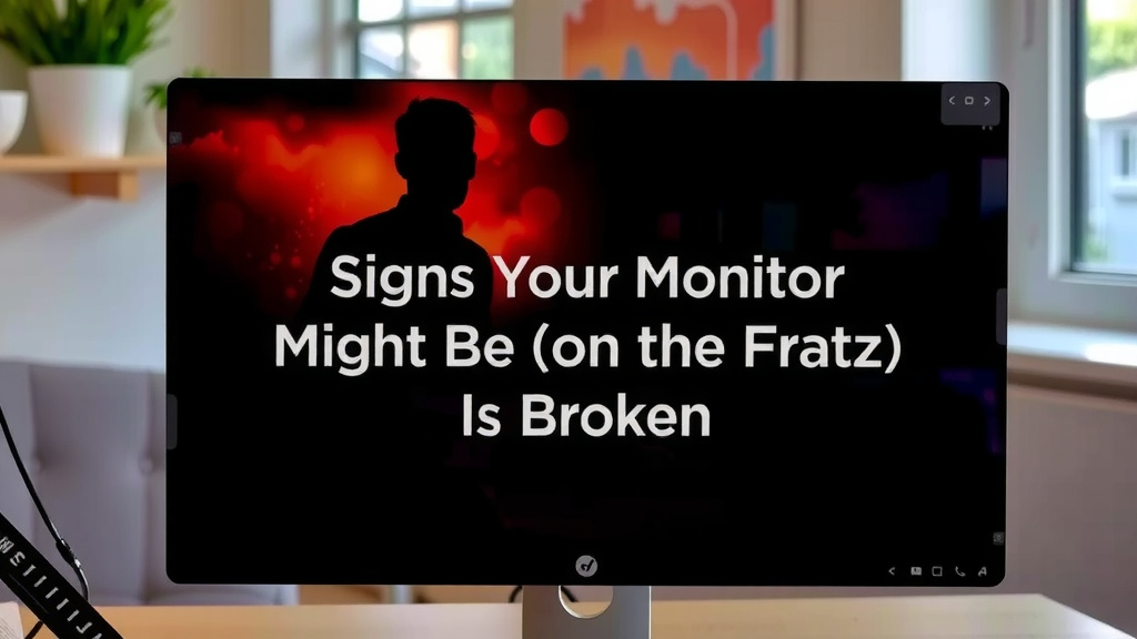 Signs Your Monitor Might Be on the Fritz