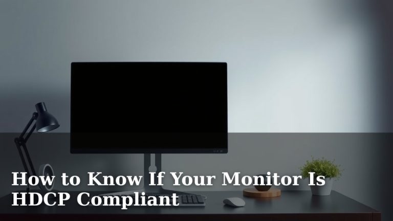 How to Know If Your Monitor Is HDCP Compliant