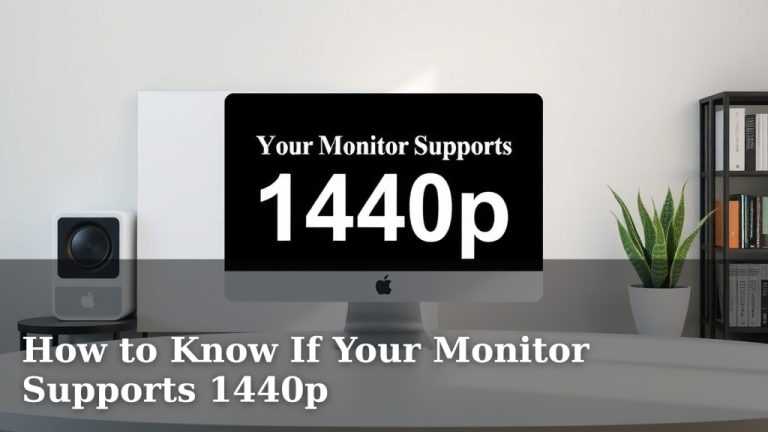 How to Know If Your Monitor Supports 1440p