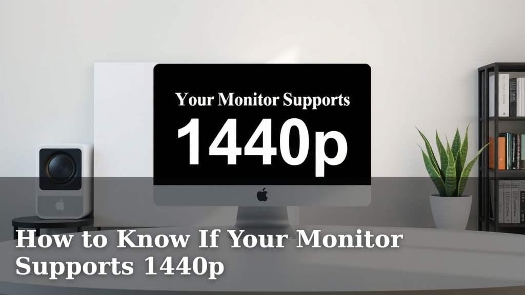 How to Know If Your Monitor Supports 1440p