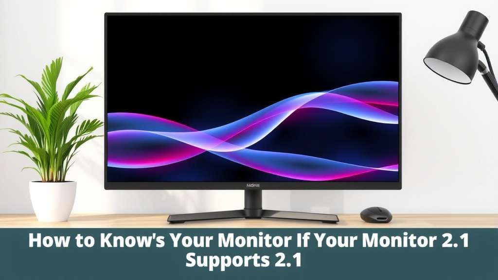 Confirming Your Monitor's HDMI 2.1 Capability