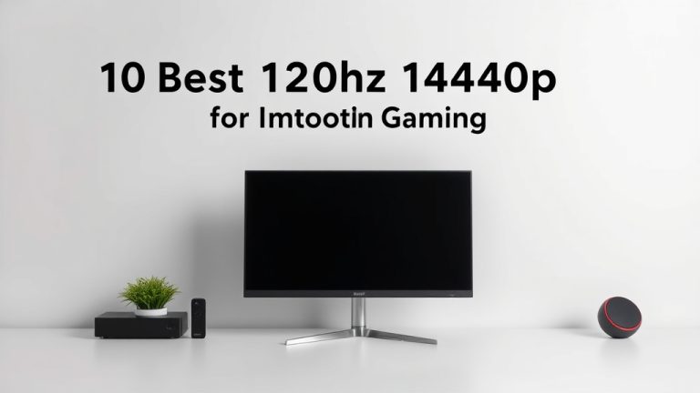 10 Best 120Hz 1440p Monitors for Smooth Gaming