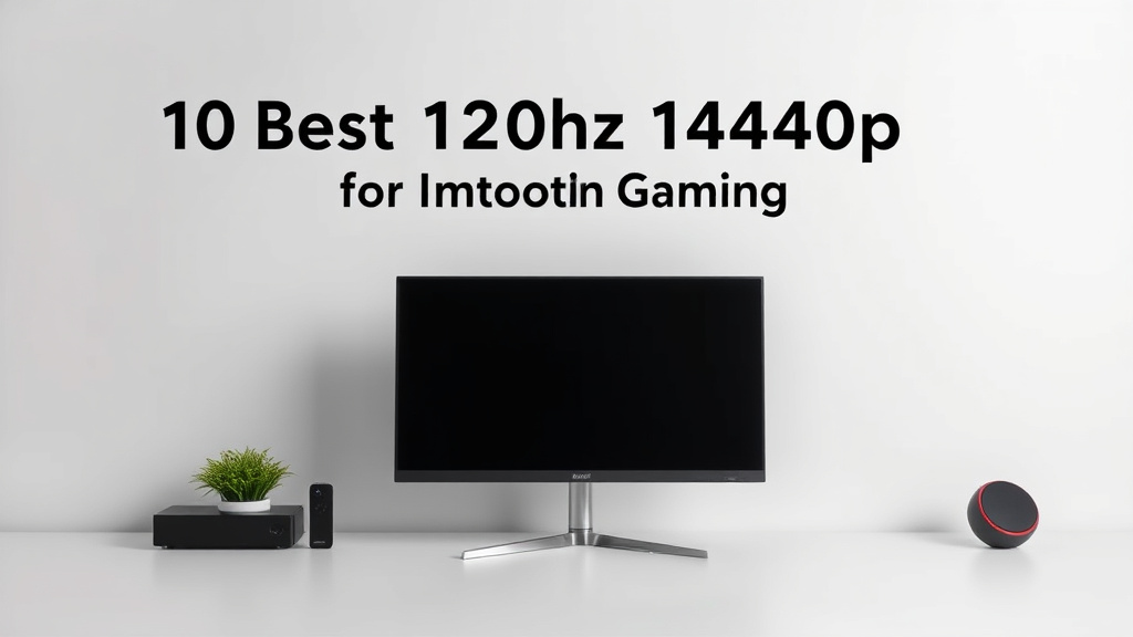 10 Best 120Hz 1440p Monitors for Smooth Gaming