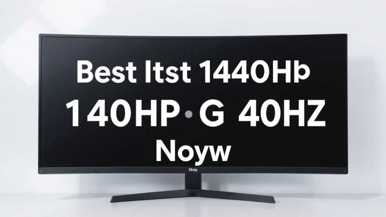 10 Best 1440p 144Hz G-Sync Monitors Now