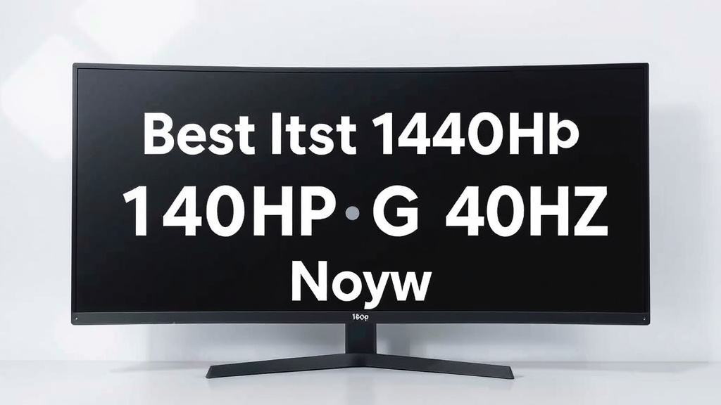 10 Best 1440p 144Hz G-Sync Monitors Now