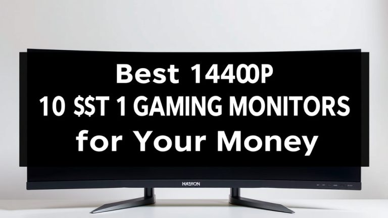 10 Best 1440p Gaming Monitors for Your Money