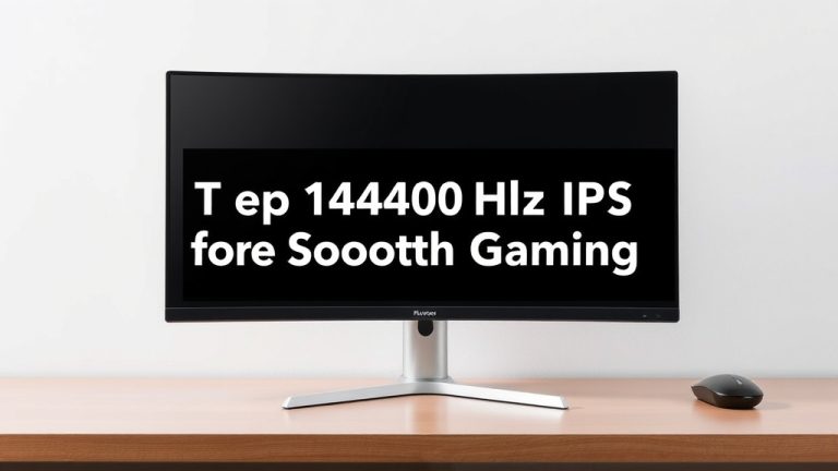 10 Top 1440p 144Hz IPS Monitors for Smooth Gaming