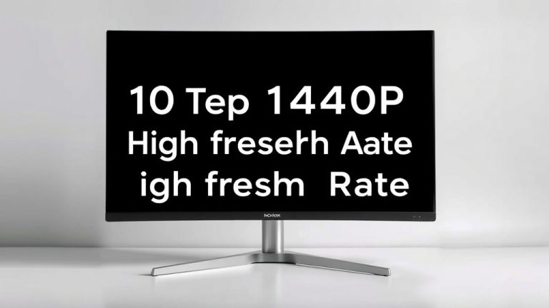 10 Top 1440p High Refresh Rate Monitors