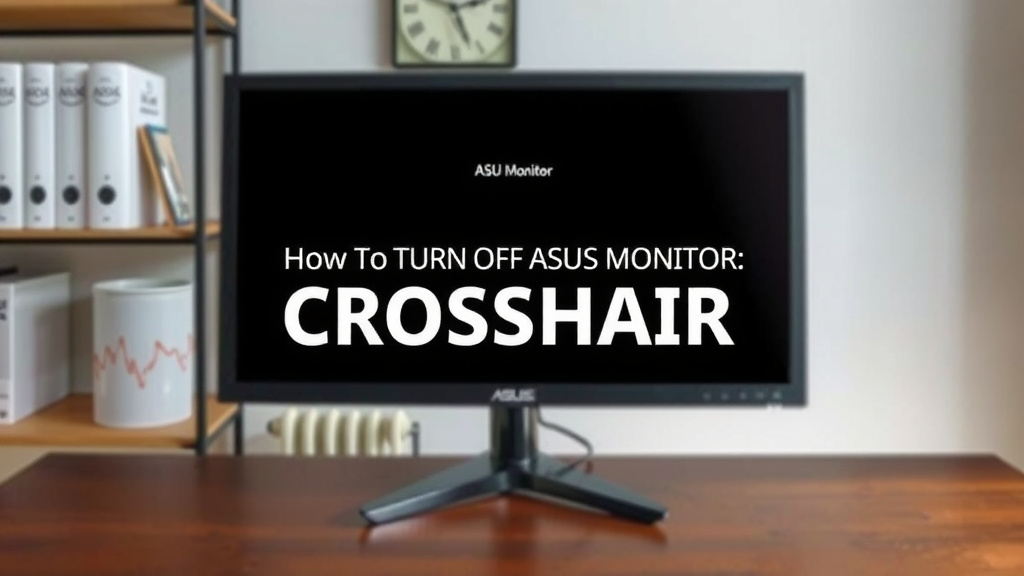How to Turn Off Asus Monitor Crosshair: Quick Guide