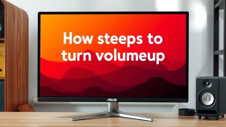 ASUS Monitor Volume: Easy Steps to Turn Up Sound